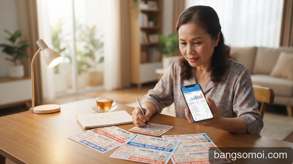 Hướng dẫn chi tiết cách tra cứu kết quả xổ số 3 miền chính xác nhất